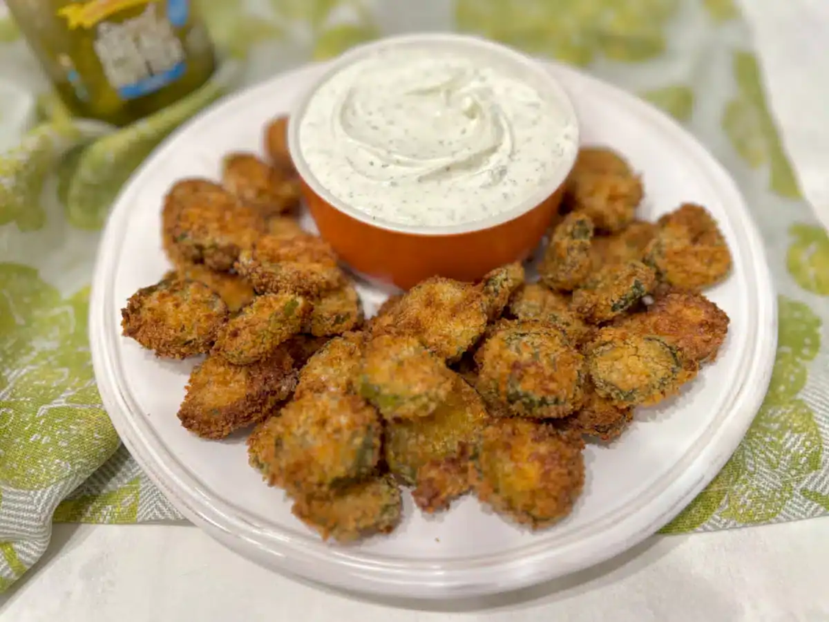Air Fryer Pickle Chips