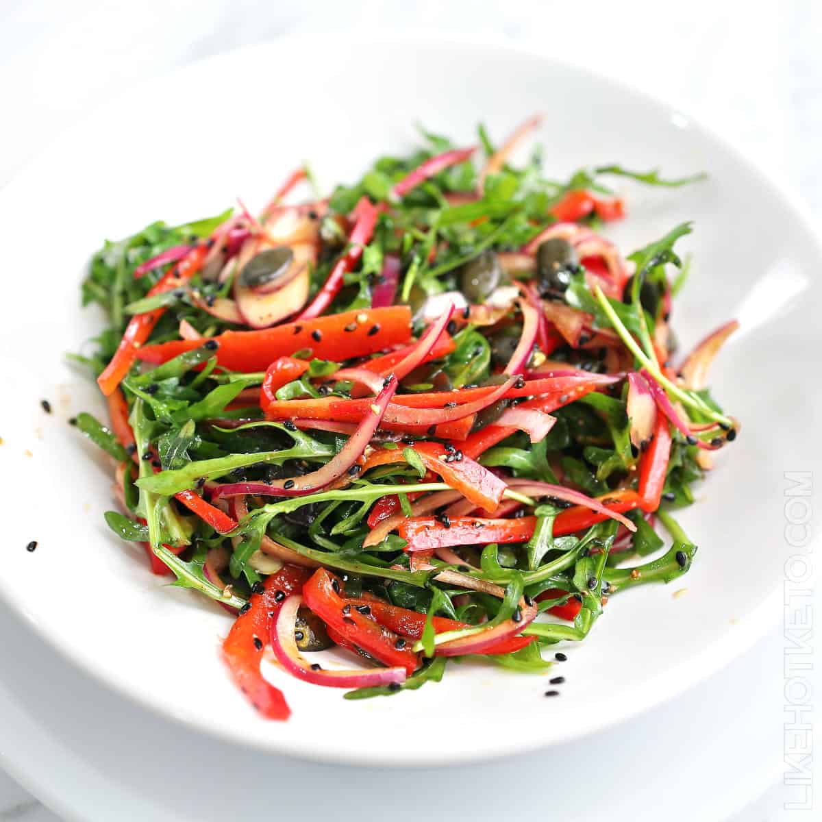 Arugula Salad with Balsamic Vinaigrette