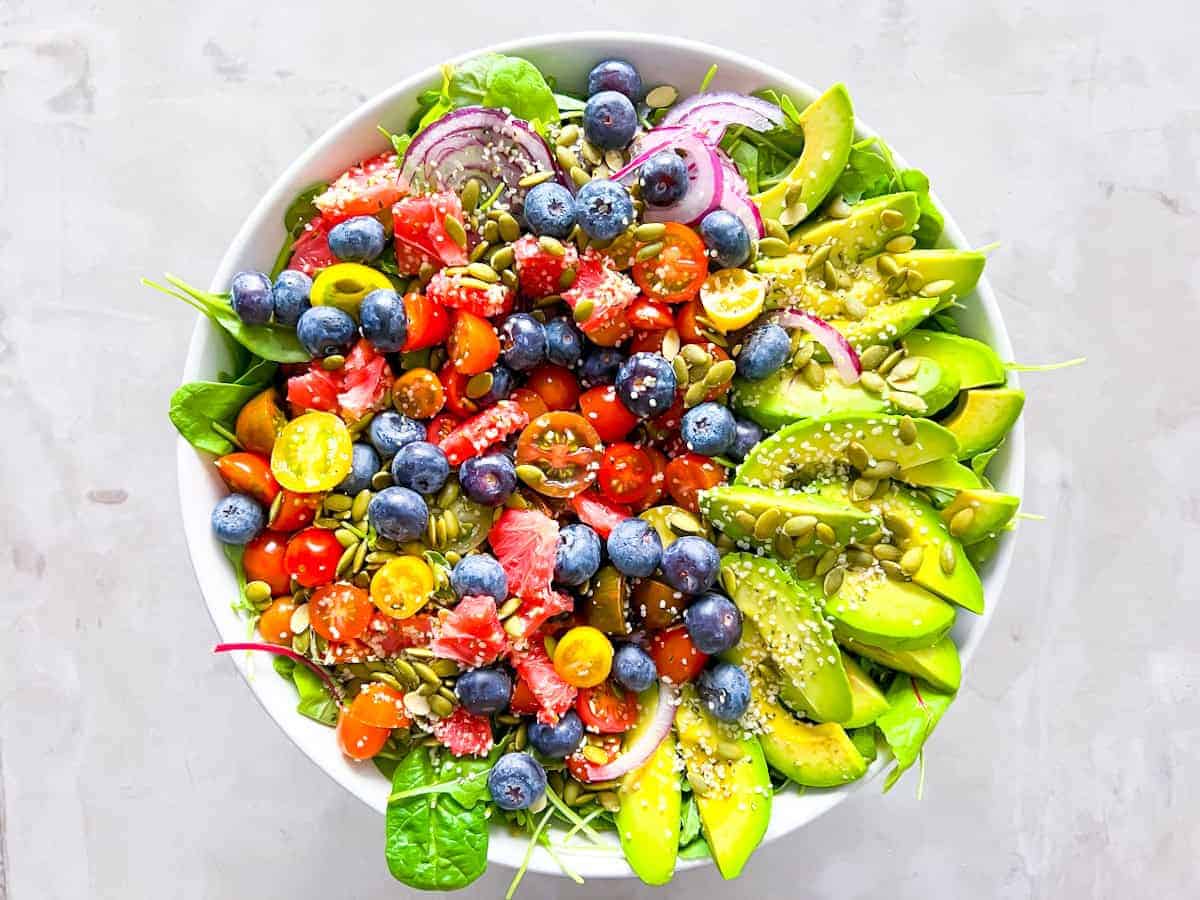 Arugula and Spinach Salad