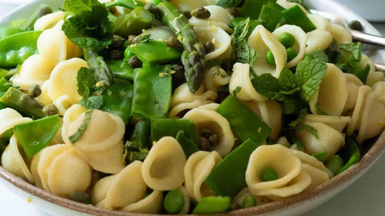 Asparagus & Pea Spring Pasta Salad