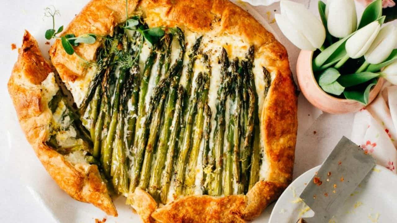 Asparagus Puff Pastry Tart