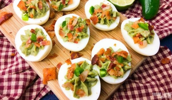 Avocado Deviled Eggs
