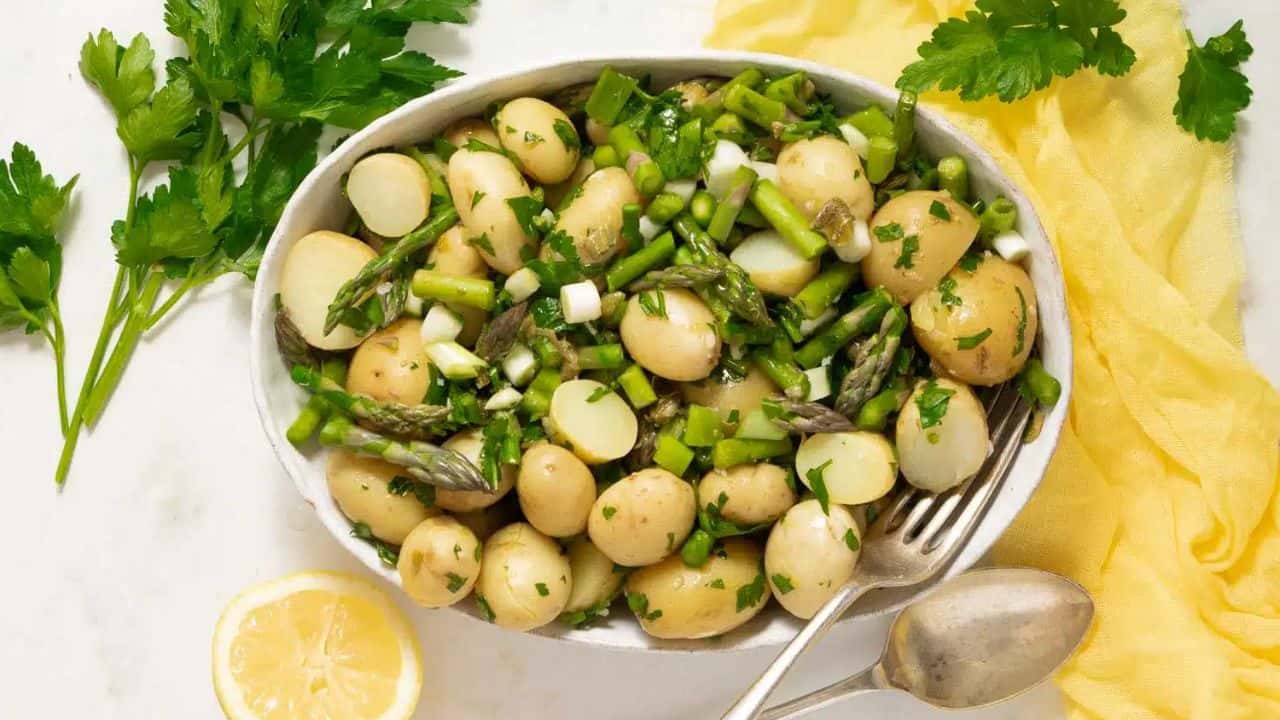 Baby Potato Asparagus Salad