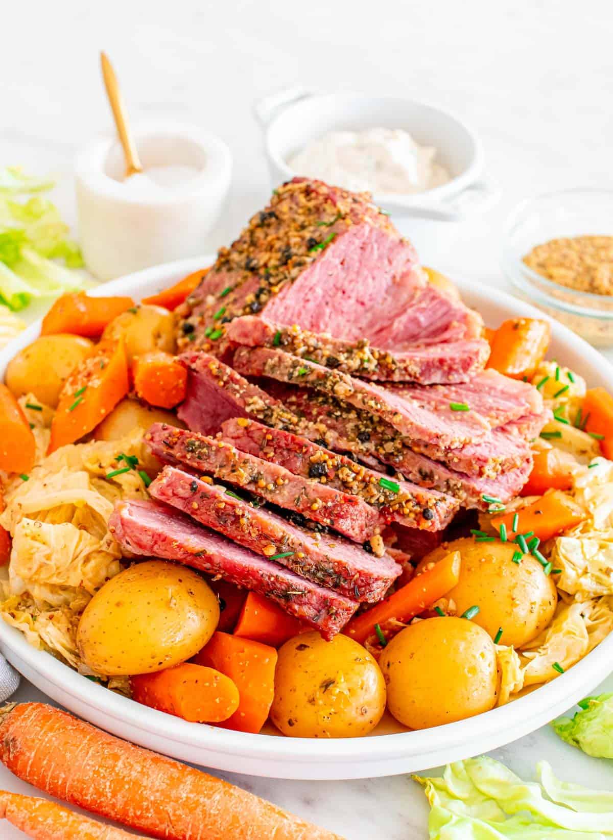 Baked Corned Beef and Cabbage