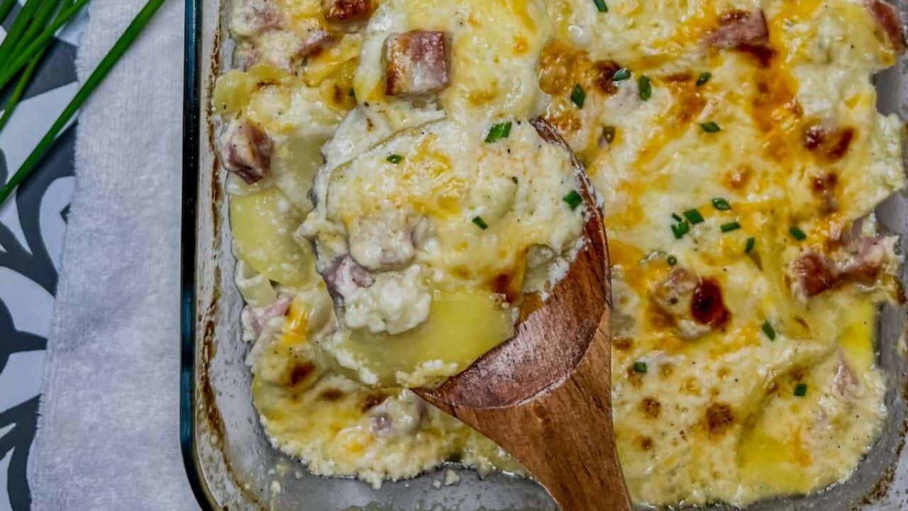 Baked Ham and Scalloped Potatoes