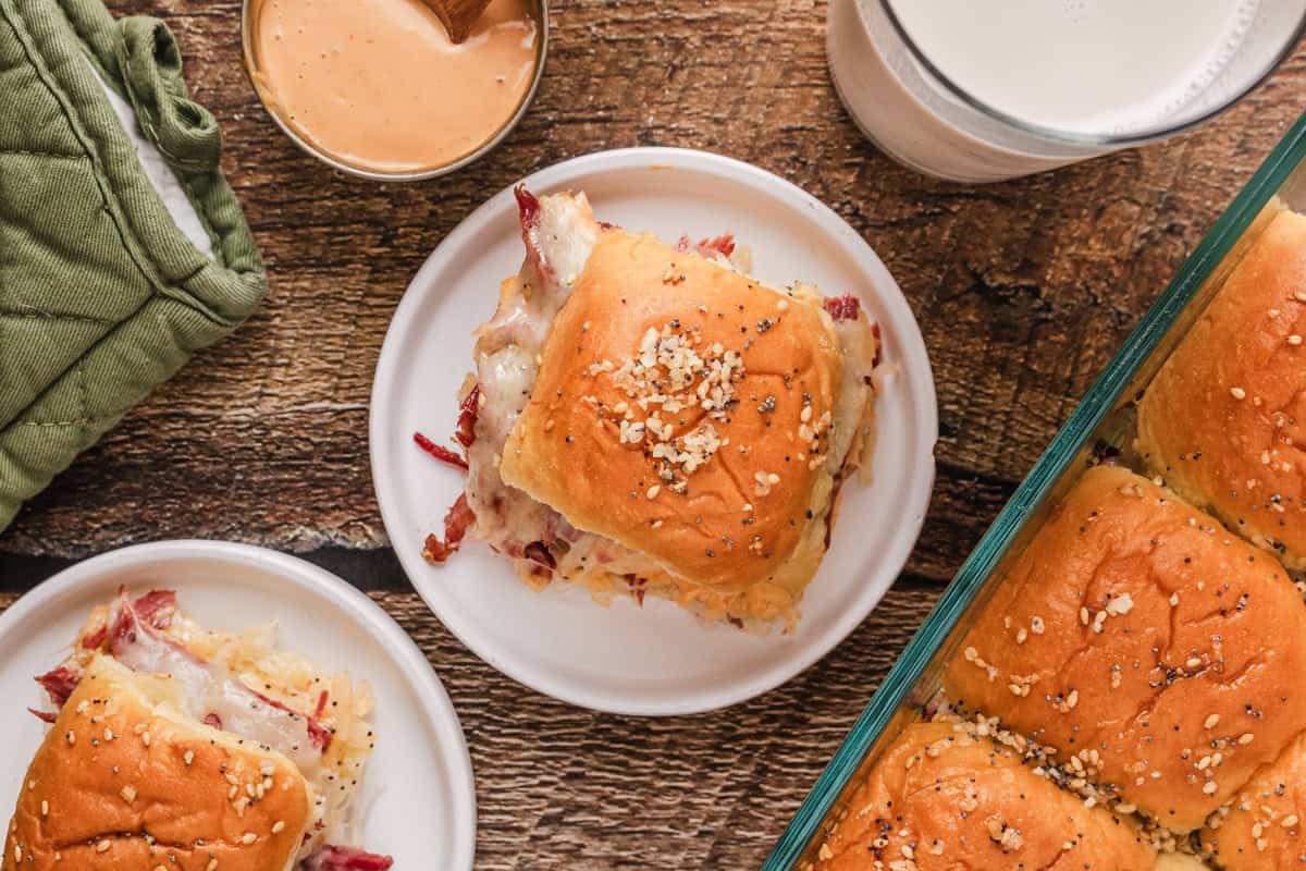 Easy Baked Reuben Sliders