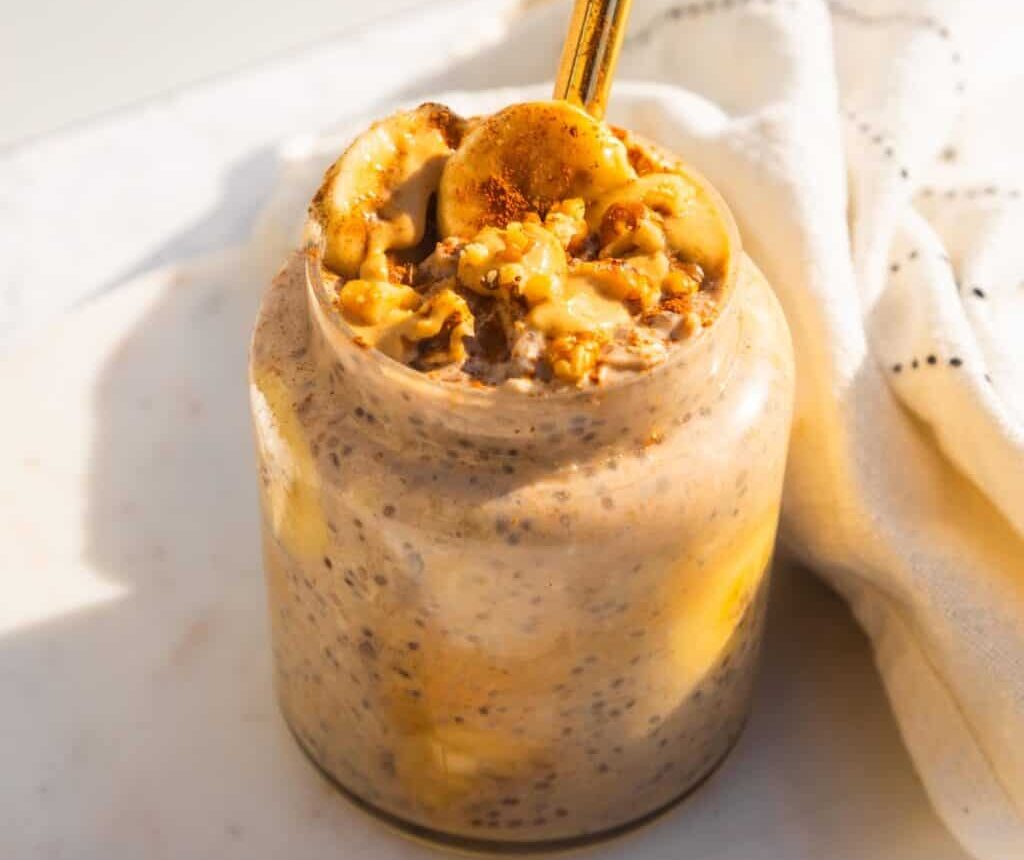 Banana Bread Overnight Oats