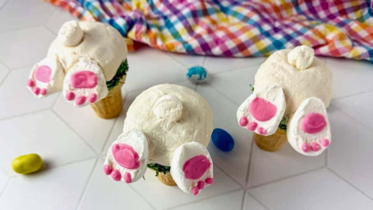 Bunny Cupcakes with Cones