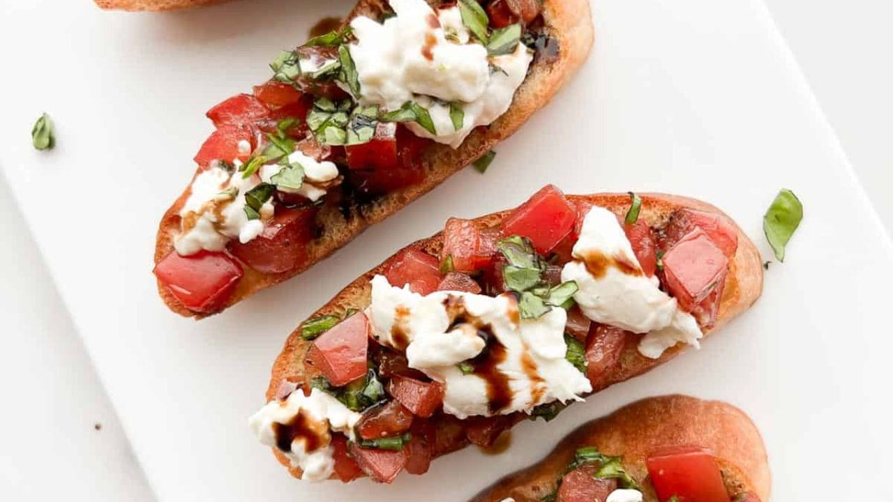 Burrata Bruschetta