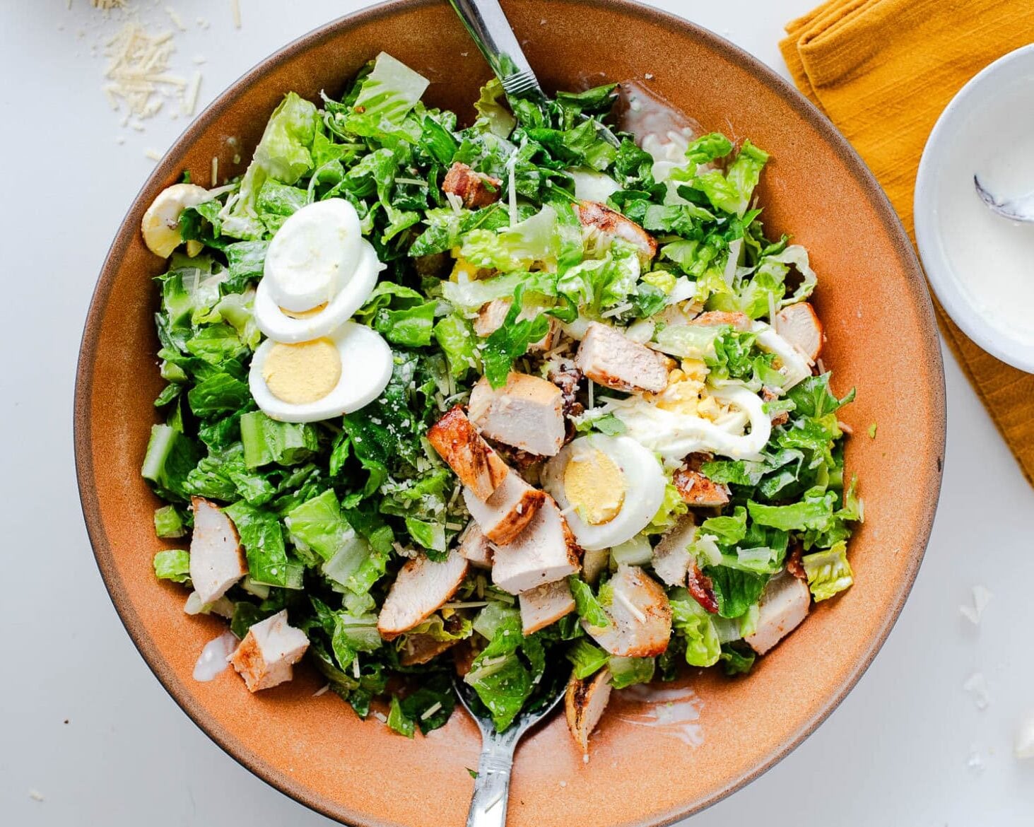 Chicken Bacon And Egg Caesar Salad