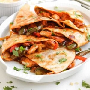 Chicken Fajita Quesadillas