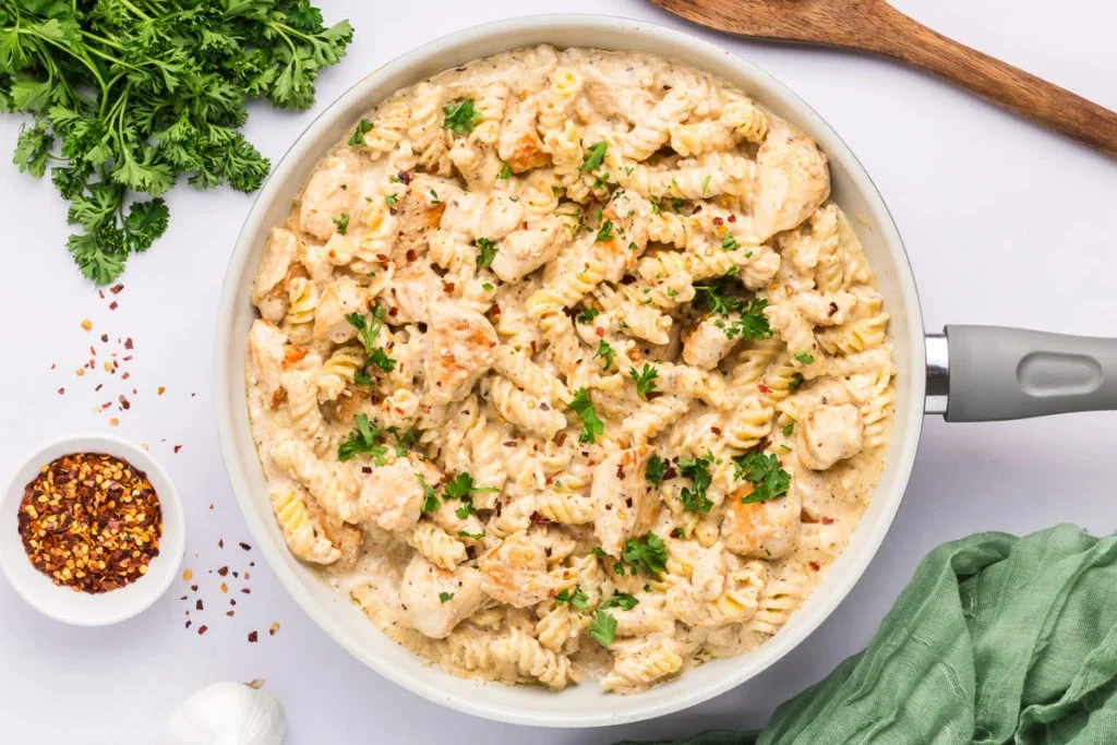 Chicken Garlic Parmesan Pasta