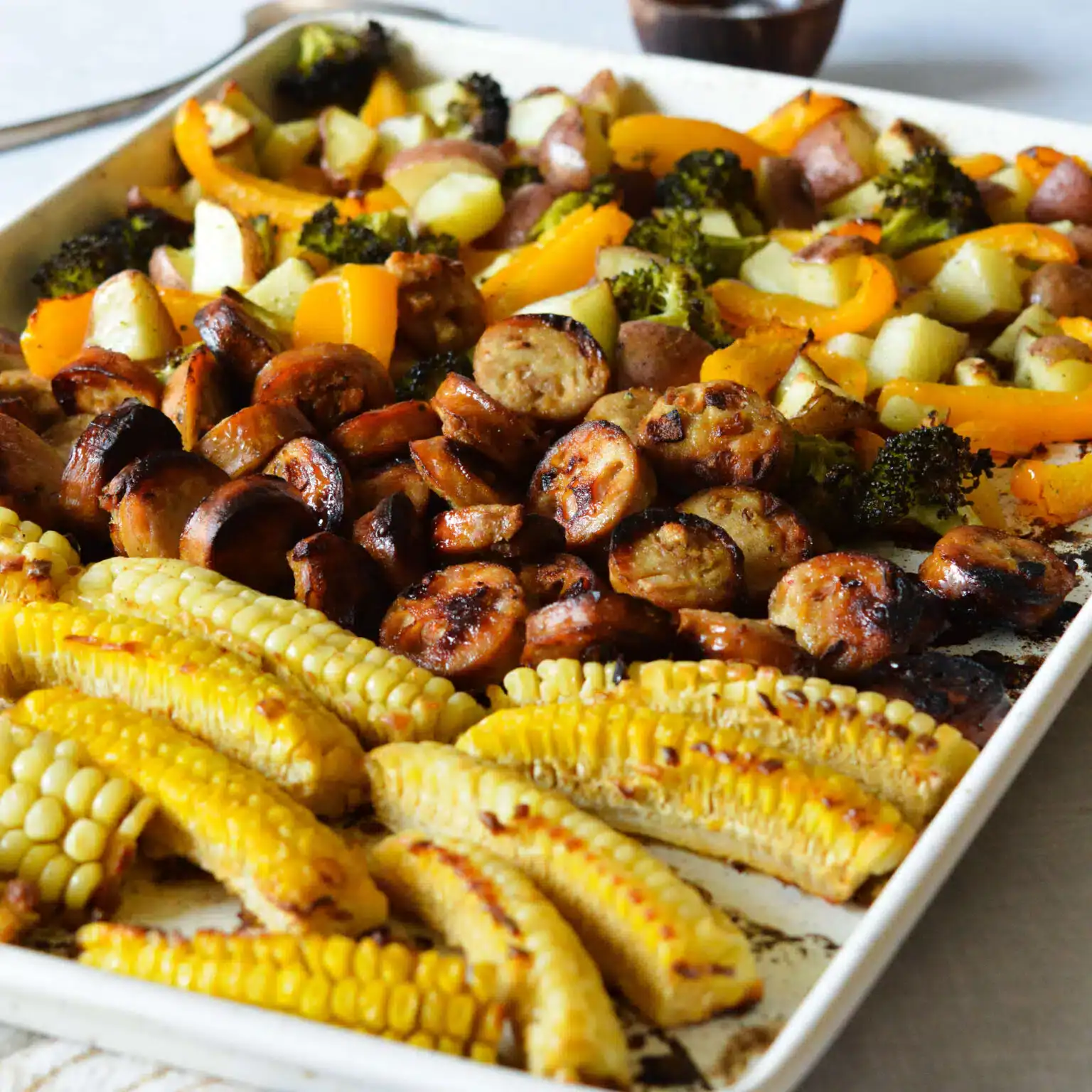 Chicken Sausage Sheet Pan