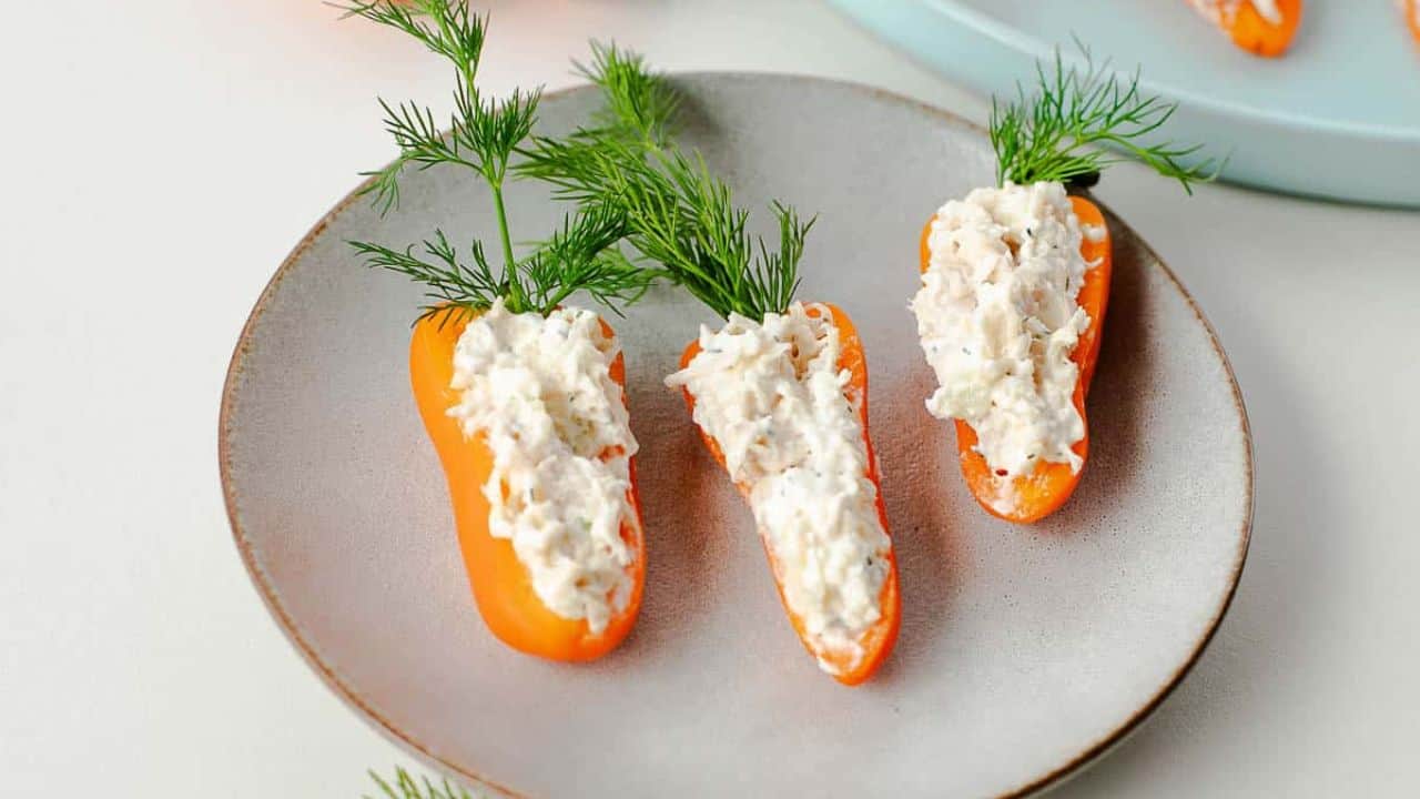 Chicken Stuffed Mini Peppers
