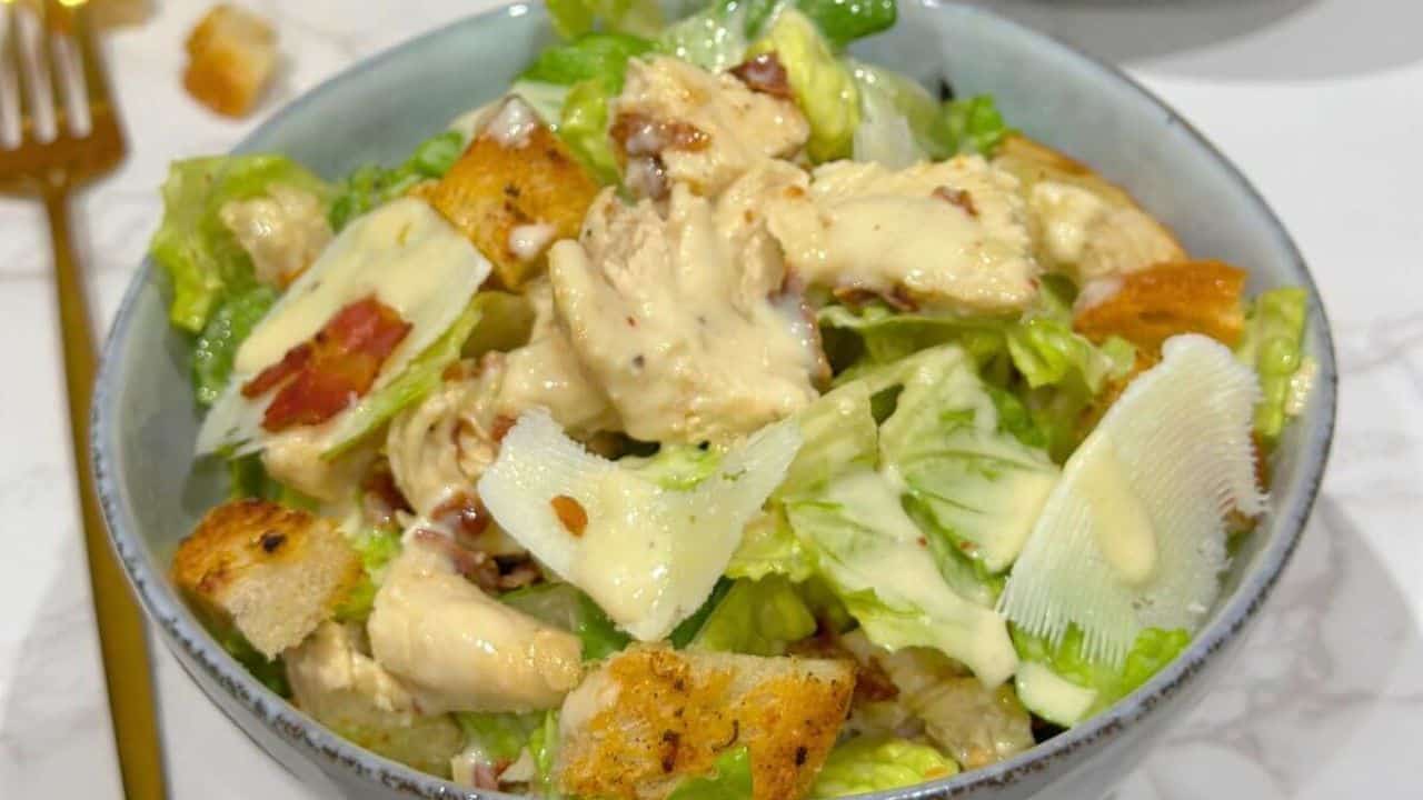 Chicken and Bacon Caesar Salad