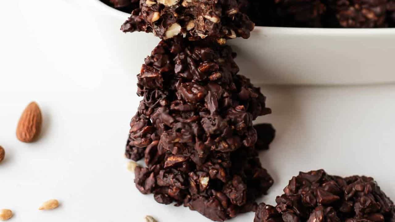 Chocolate Trail Mix Clusters