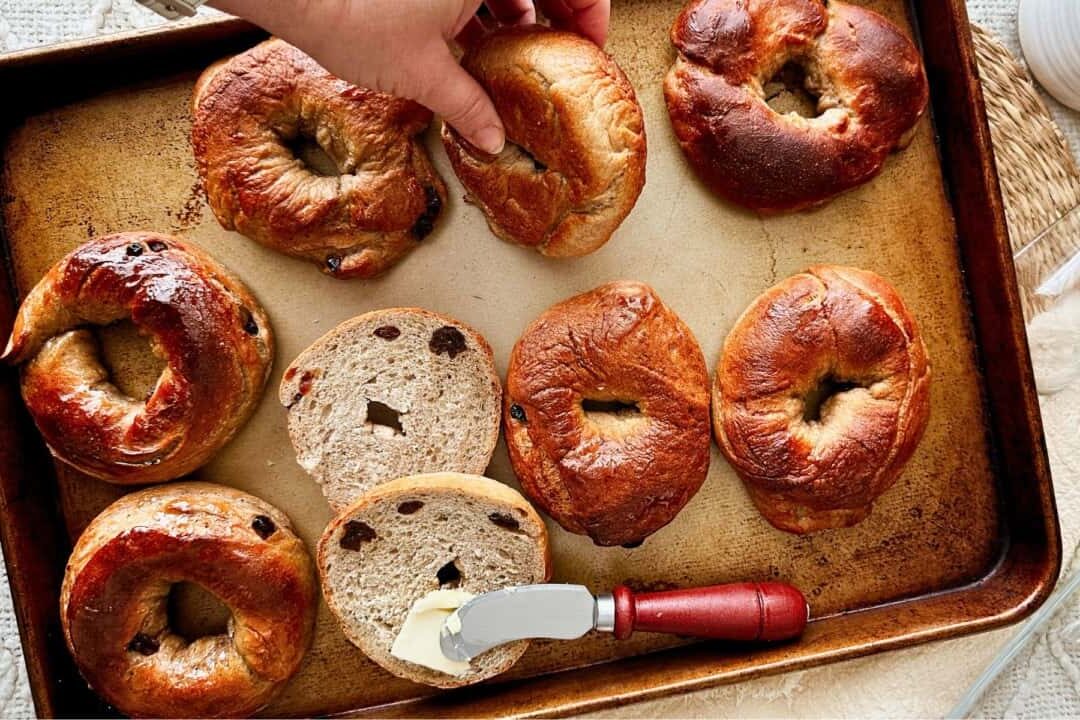 Cinnamon Raisin Bagels