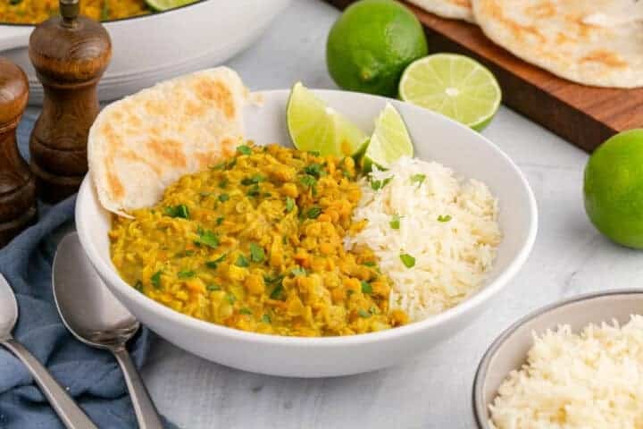 Coconut Milk Curry Lentils