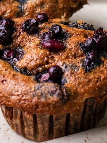Cottage Cheese Blueberry Muffins