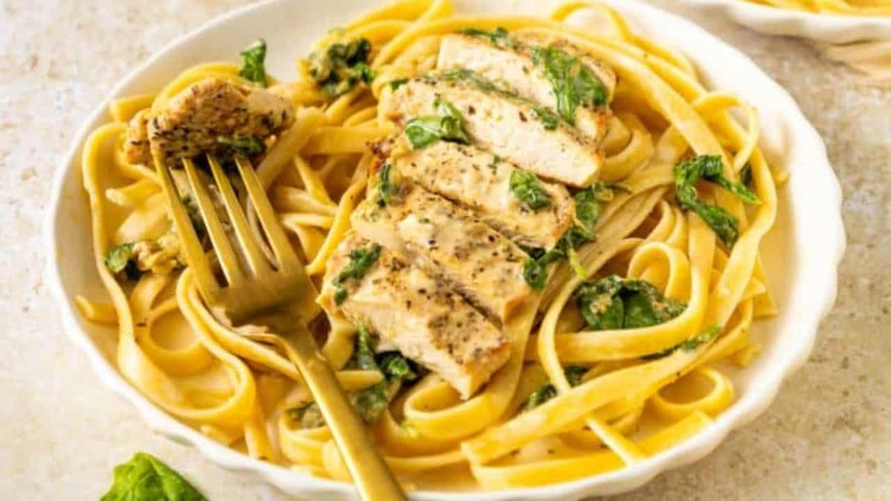 Creamy Chicken and Spinach