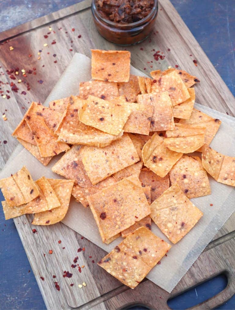 Crispy Red Lentil Crackers