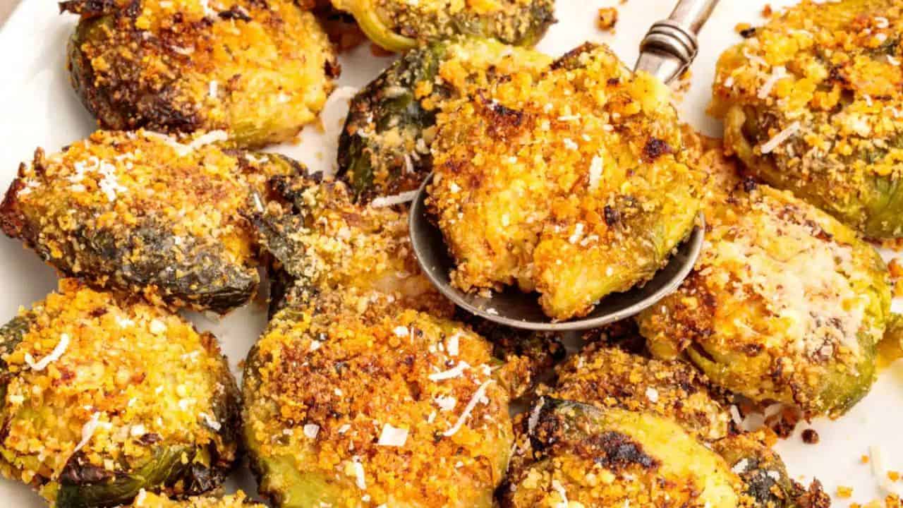 Crispy Smashed Brussels Sprouts