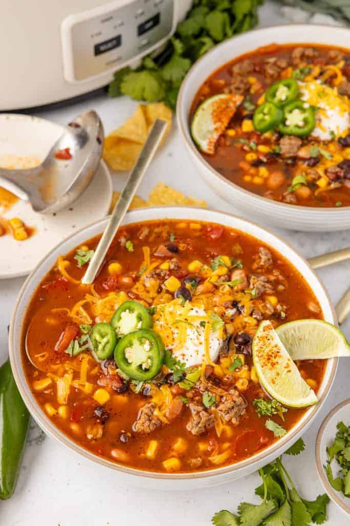 Crockpot Taco Soup