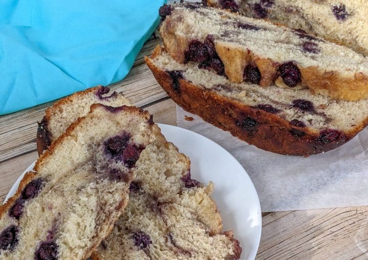 Dutch Oven Blueberry Bread