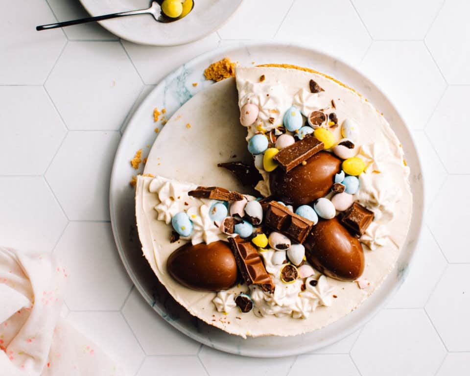 Easter Egg Cheesecake
