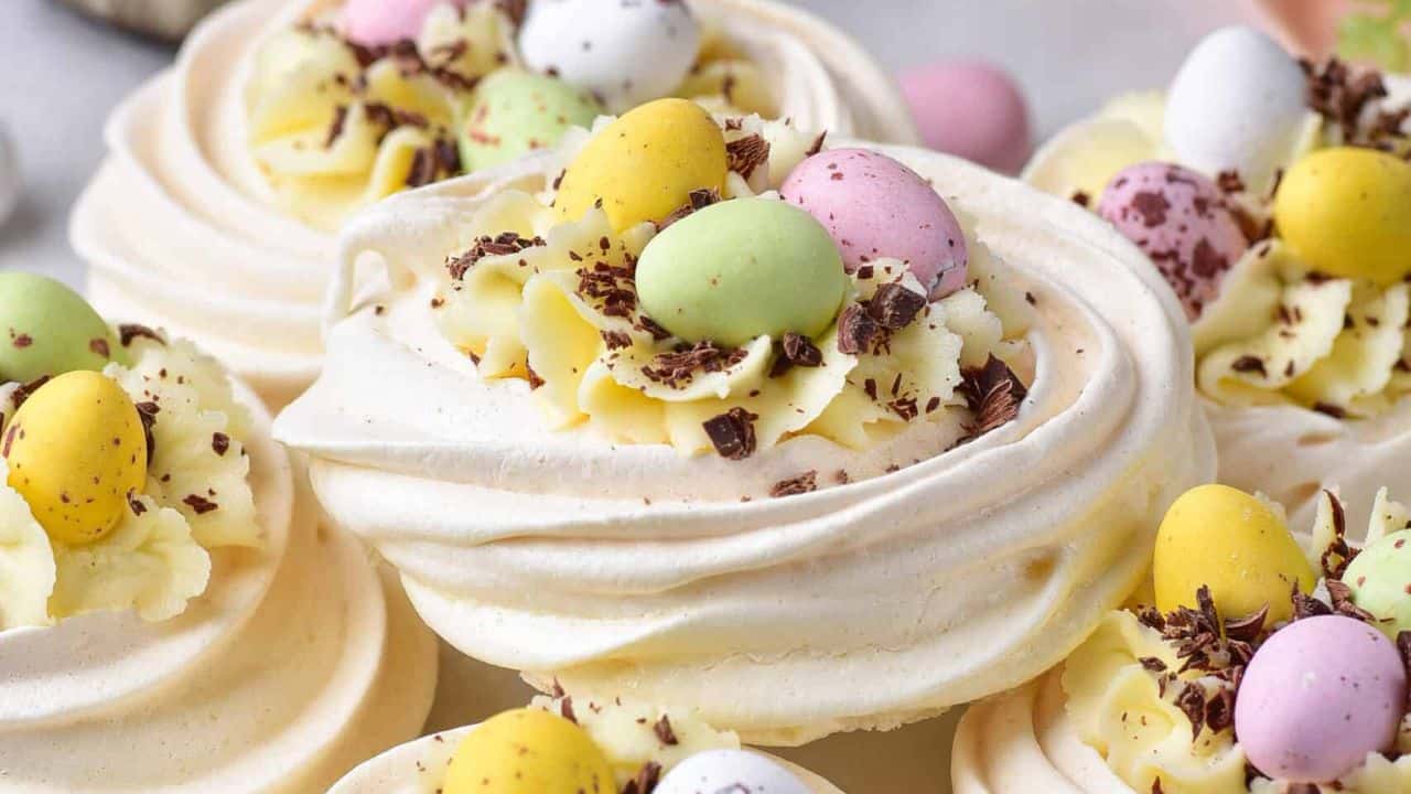 Easter Meringue Nests