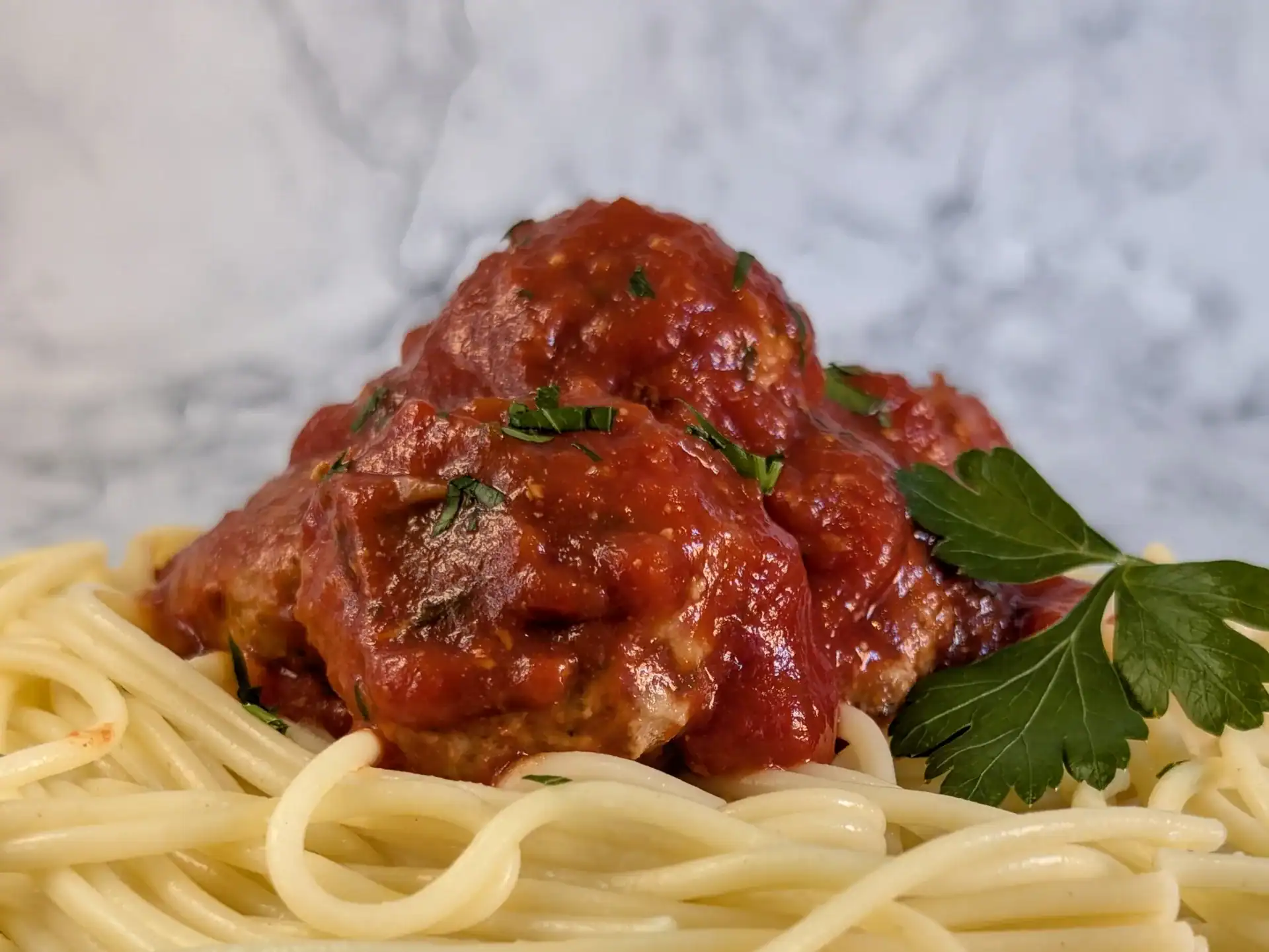 Easy Pork Meatballs with Parmesan