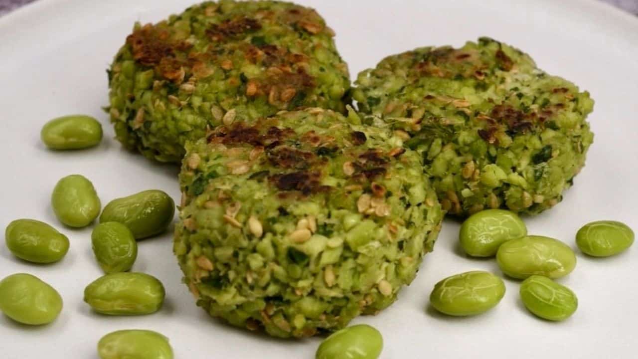 Edamame Fritters