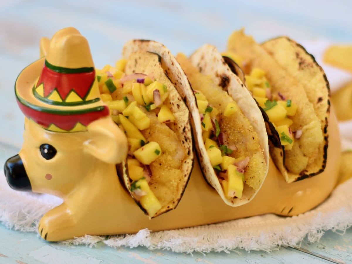 Fish Tacos With Mango Salsa