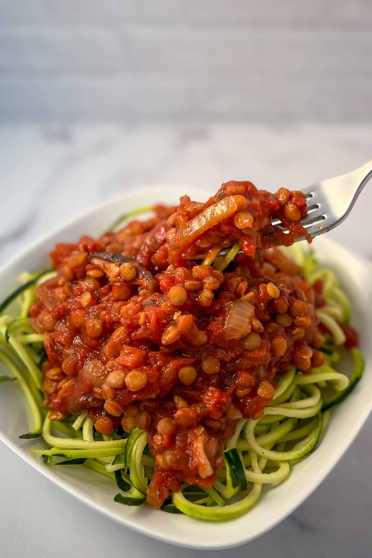 Green Lentil Bolognese