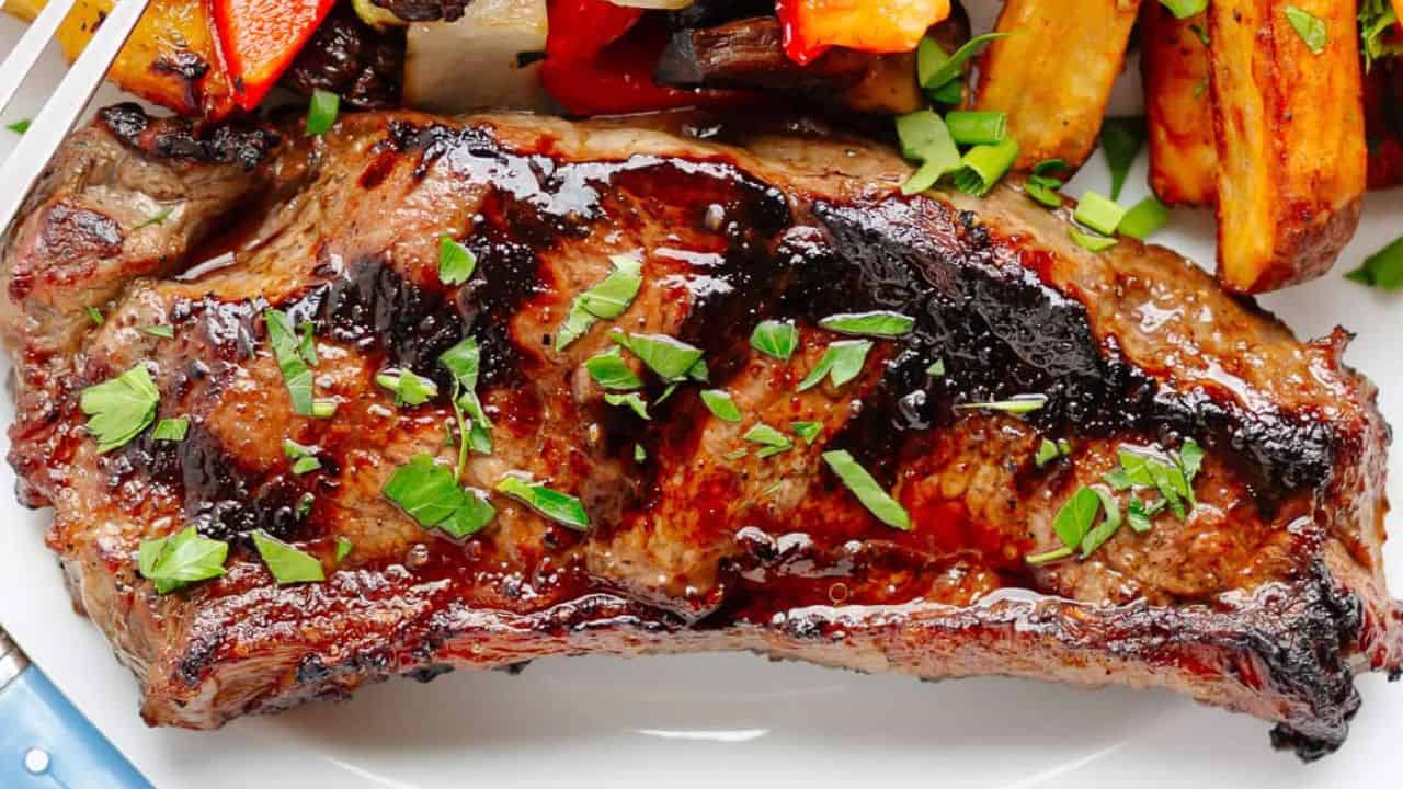 Grilling Marinated Steaks