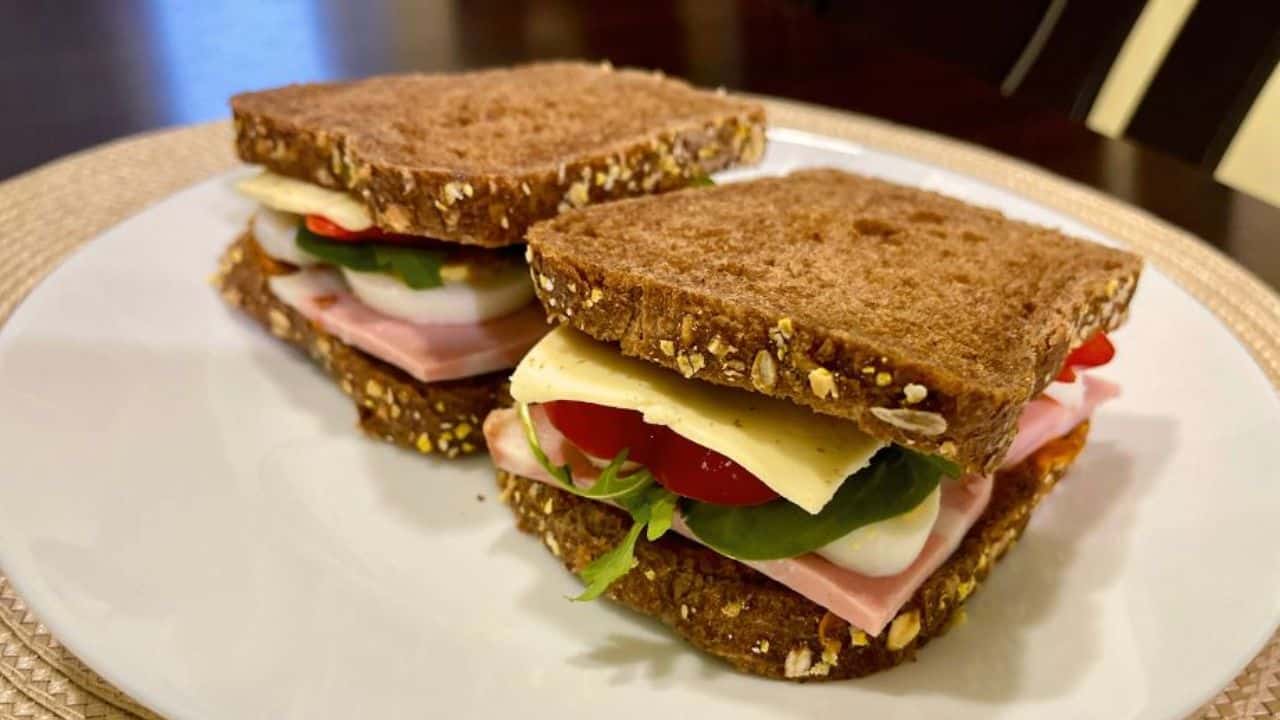 High-Protein Healthy Sourdough Sandwich