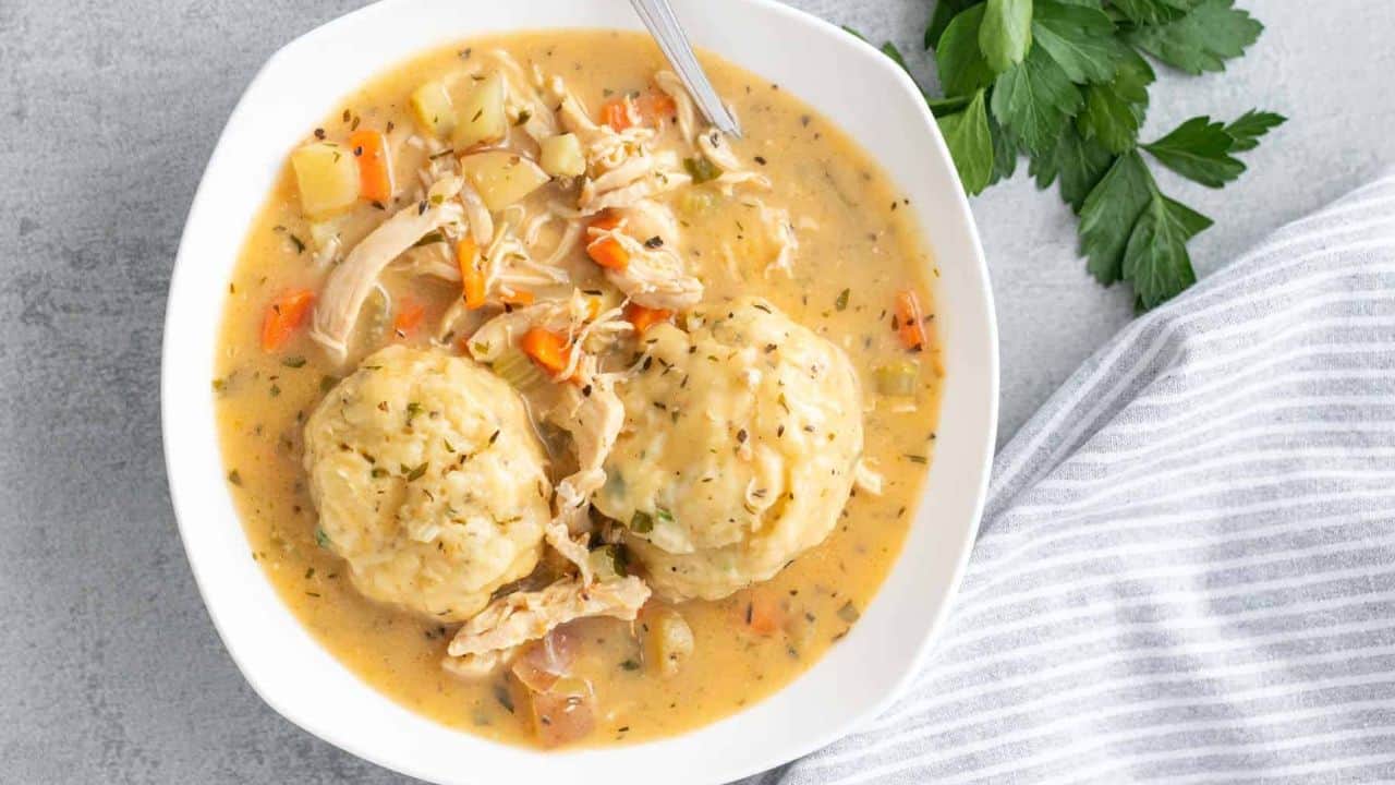 Homemade Chicken and Dumplings