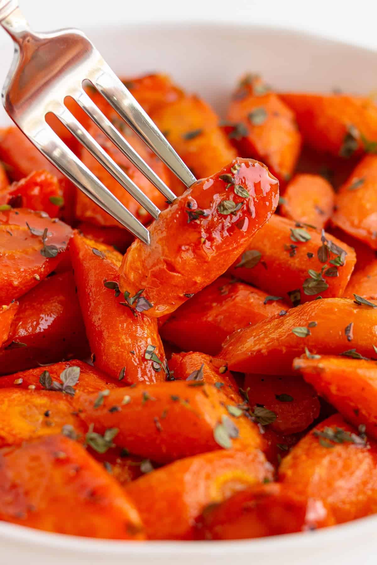Honey Thyme Roasted Carrots