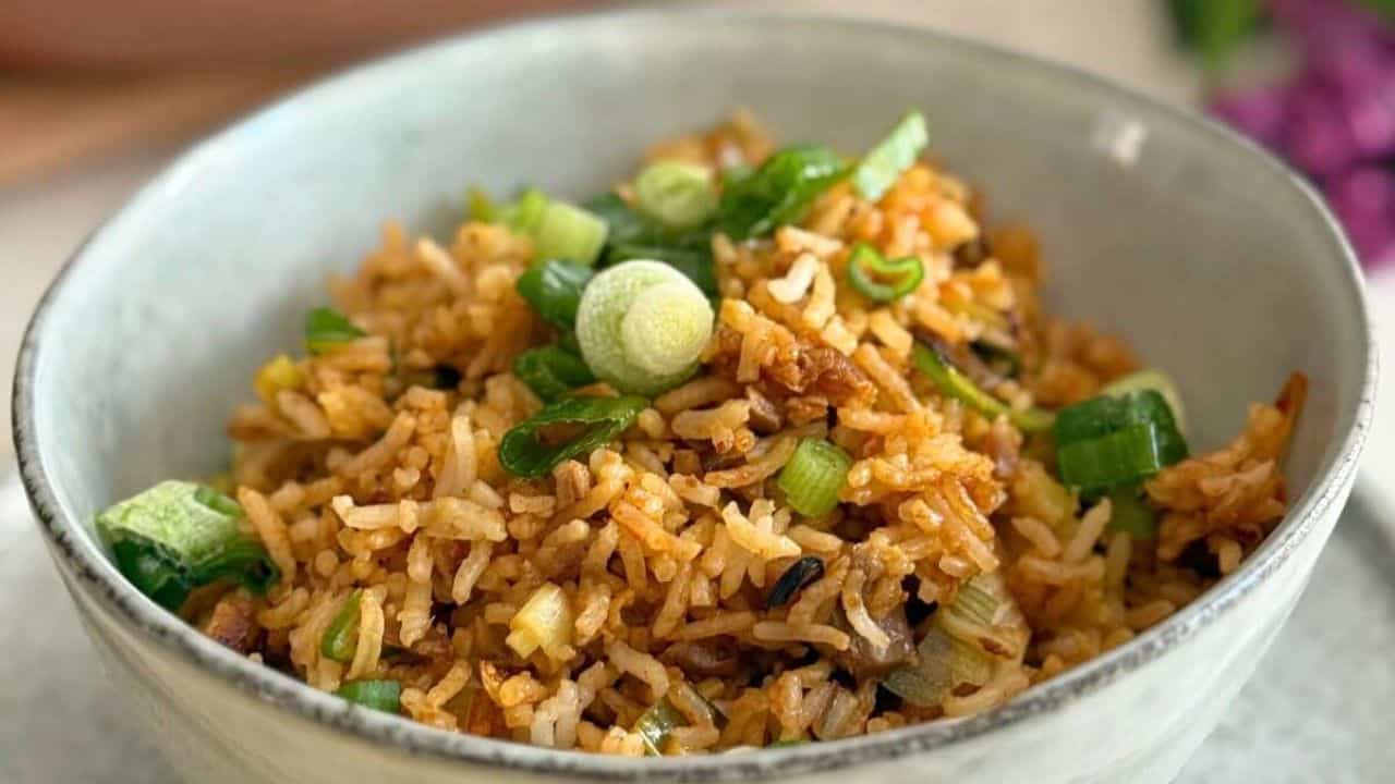 Leftover Lamb Fried Rice