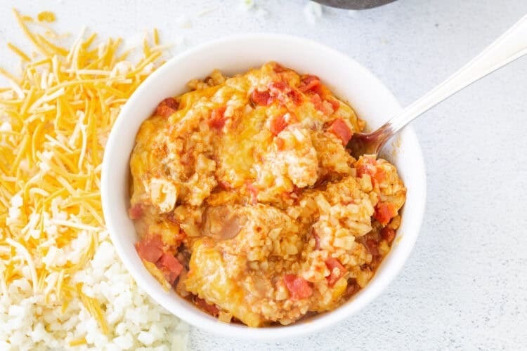 Low Carb Chicken Taco Casserole