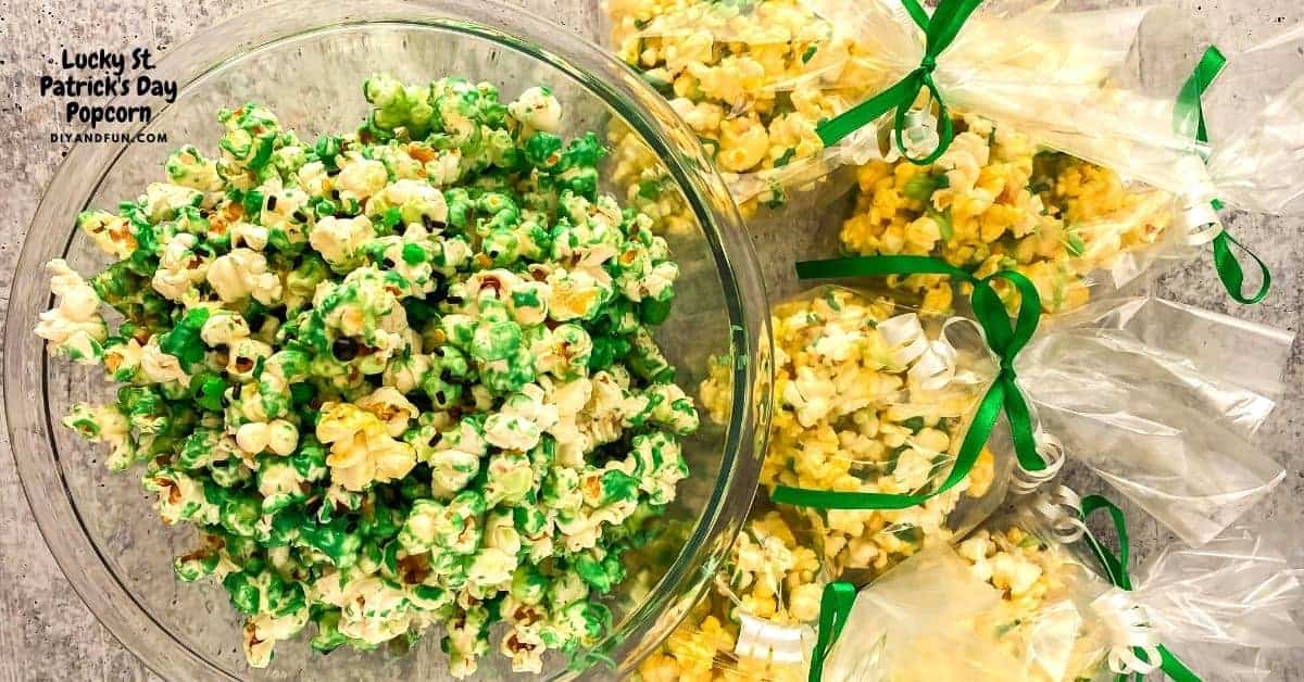 Lucky St Patrick's Day Popcorn