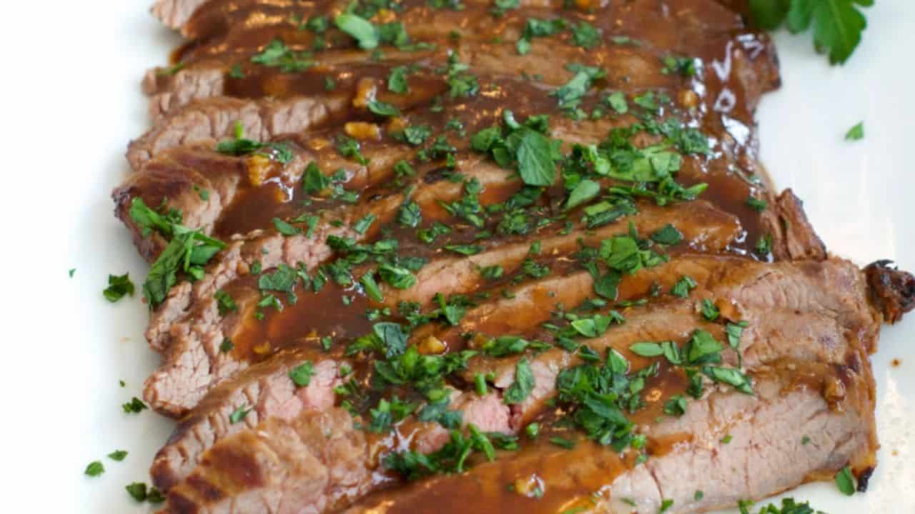 Marinated Flank Steak Dinner Recipe