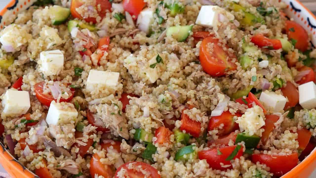 Mediterranean Tuna Quinoa Salad