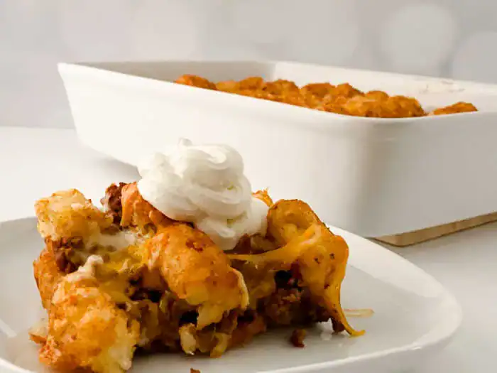 Mexican Tater Tot Casserole