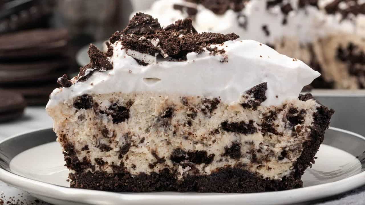 No Bake Oreo Pie