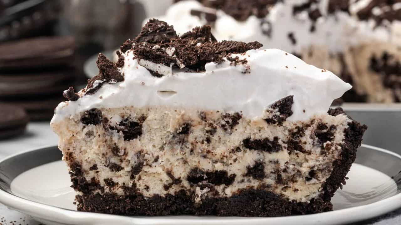 No Bake Oreo Pie