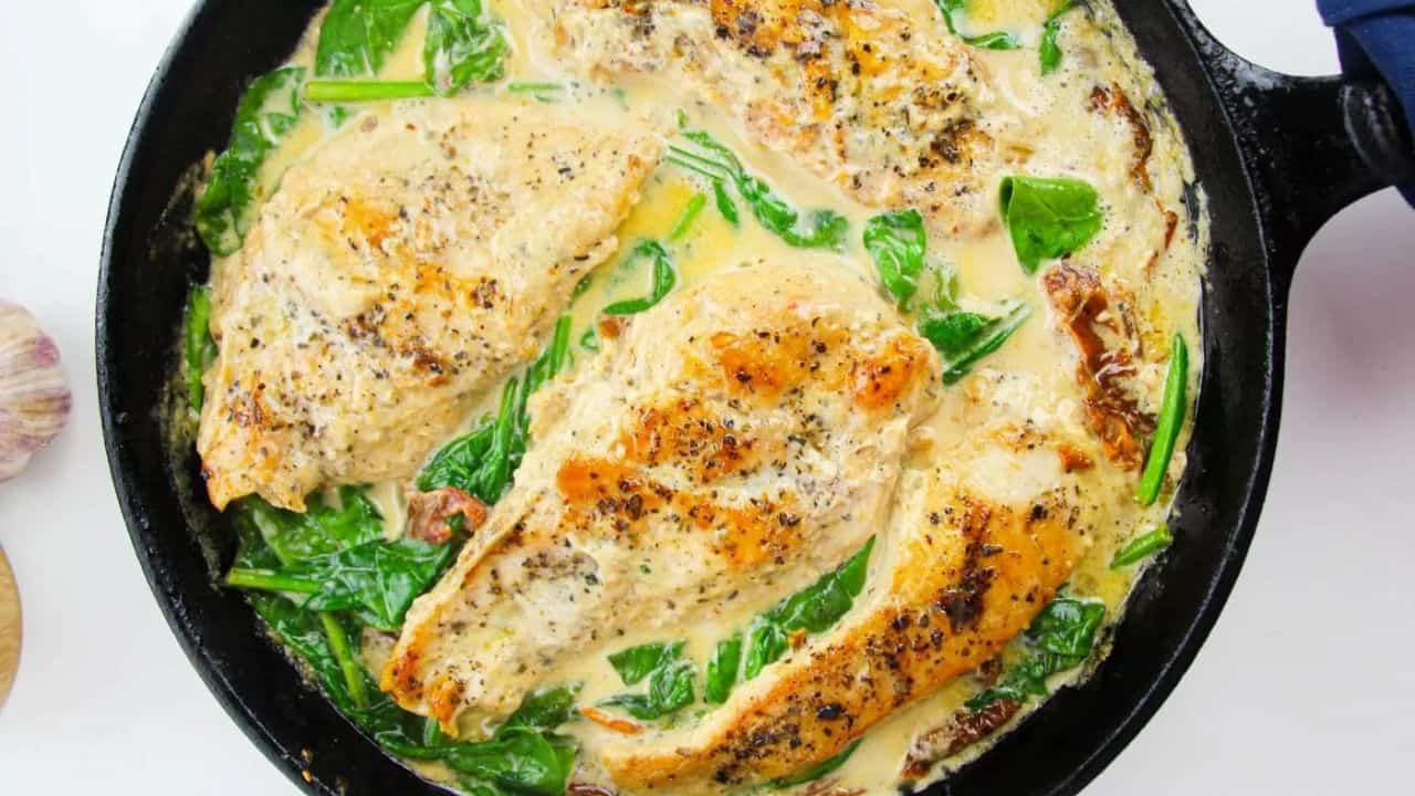 One-Pan Creamy Tuscan Chicken