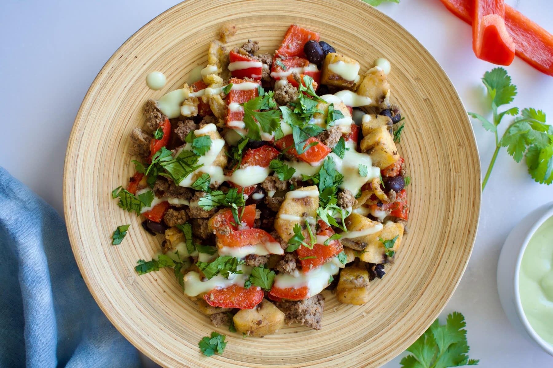 One Pan Plantain Taco Bowl