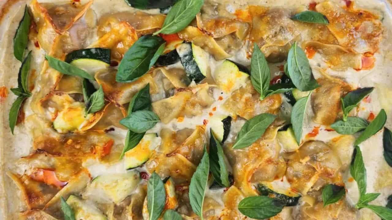 One Pan Thai Green Curry Dumpling