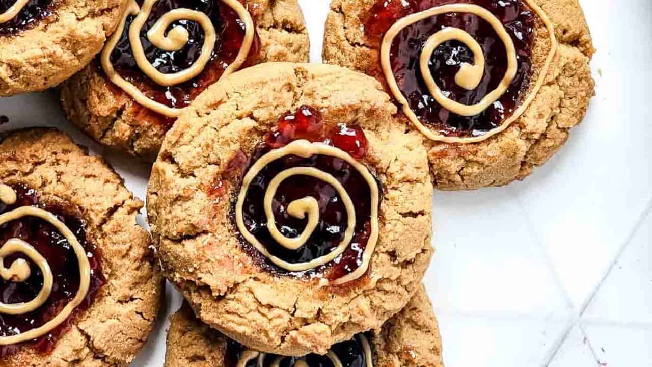 Peanut Butter and Jelly Cookies Recipe